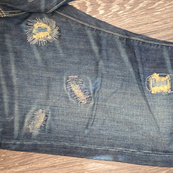 SOLD on M.ercari!!  Ed Hardy Signature Logo Tiger Denim Men Size 32W 34L NWT - Picture 5 of 9